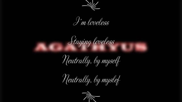 Agathyus ¬ Loveless (official lyrics & audio)
