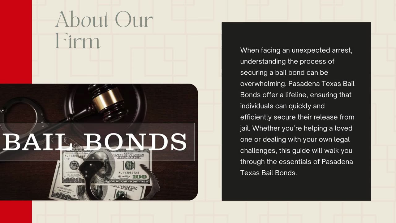 Essential Guide to Pasadena Texas Bail Bonds