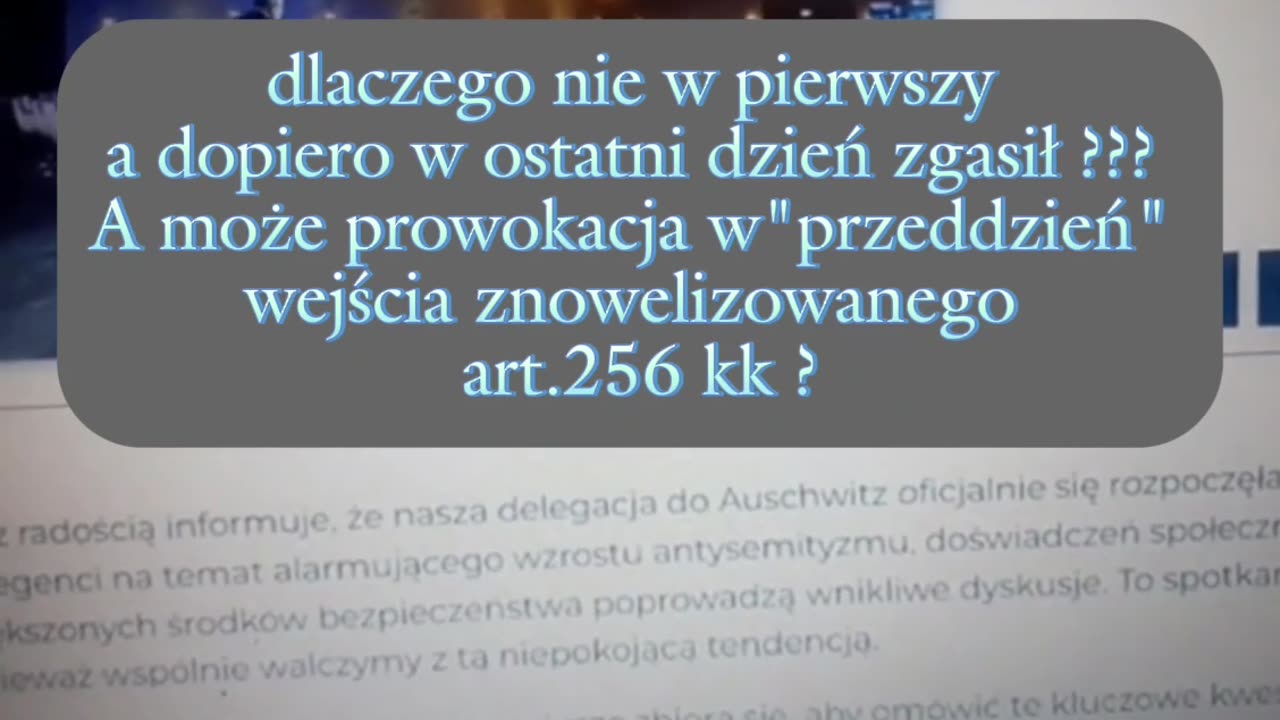 Pytanie nasuwa się samo czyżby kierunek min. ku całkowitemu zaklejeniu ust Polakom?