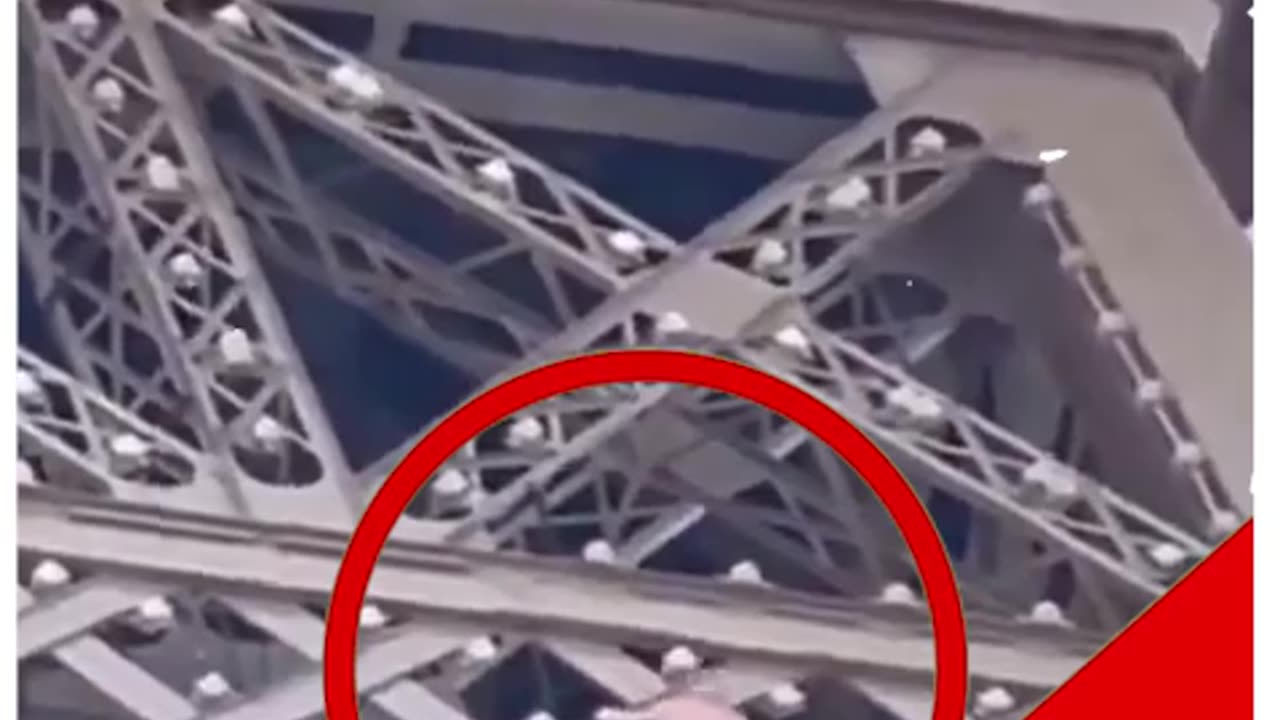 WHO climbing up the Eiffel Tower right now?