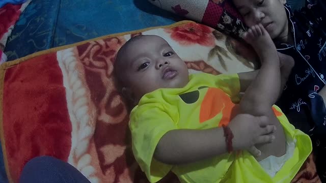 My son, he is really cute It wants to say everything, Baby love