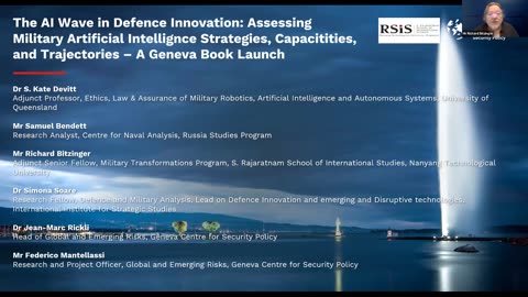 The AI Wave in Defence Innovation - Webinar - Geneva Center For Security Policy 2023