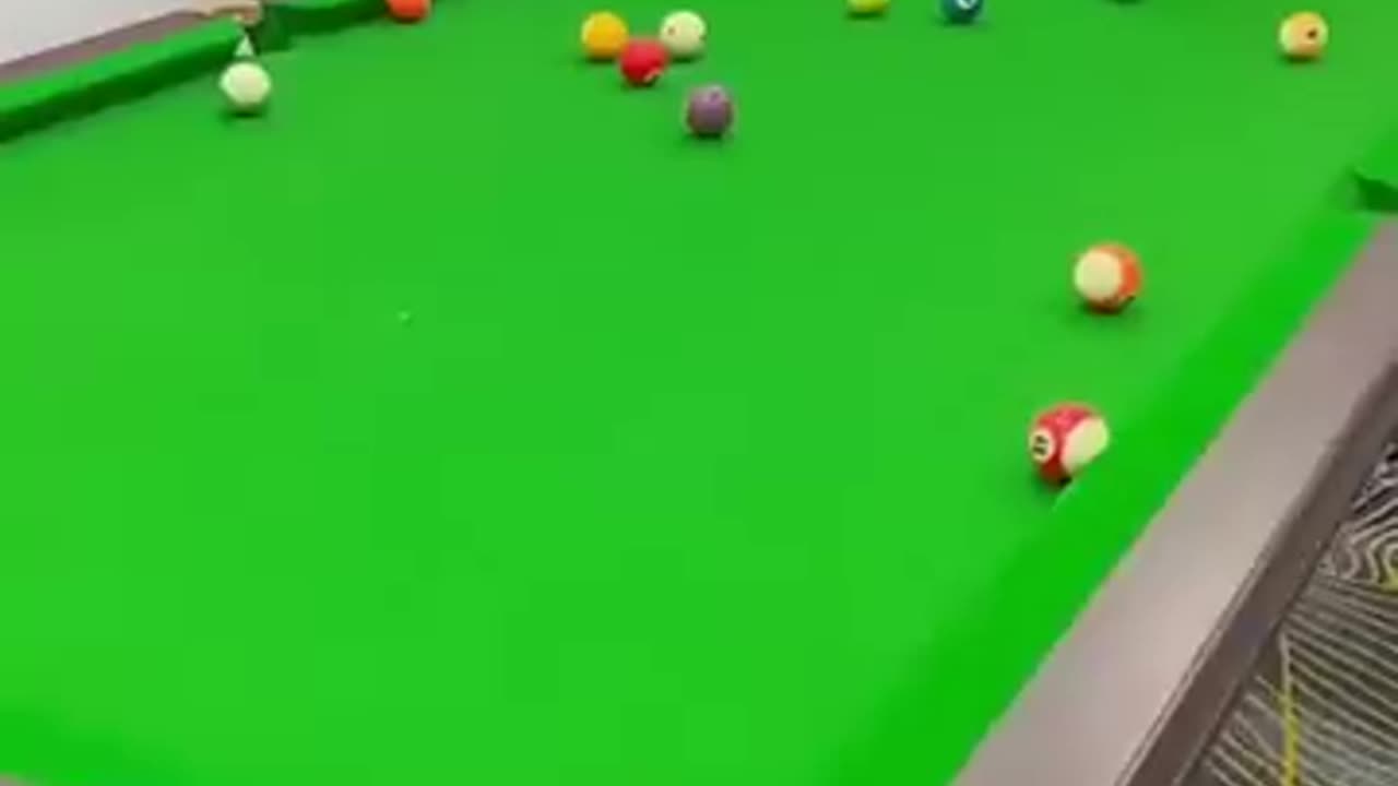 Billiard gag funny video