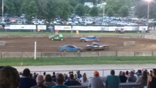 Harrison County Fair Compact Car Race #4 2017 Corydon Indiana