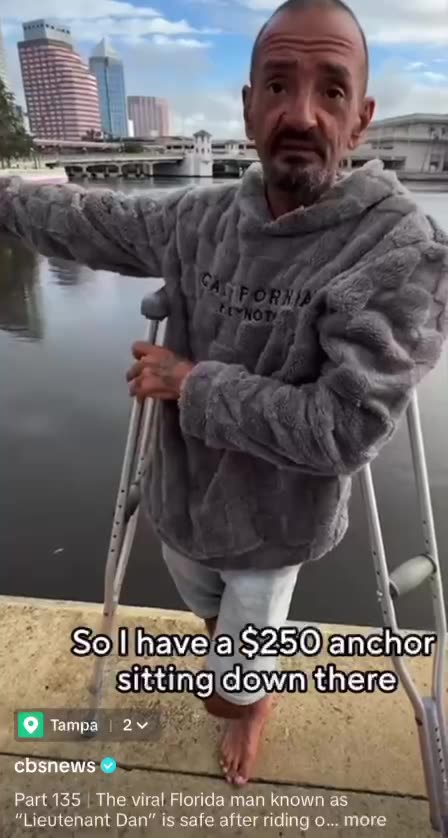 “Lt Dan” describes surviving Milton