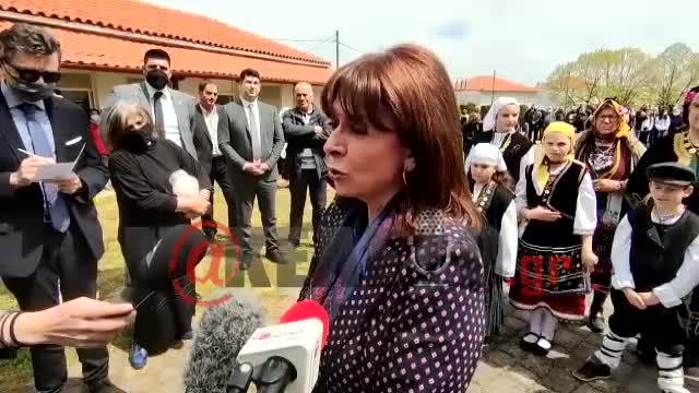 Η Σακελλαροπούλου στη Θράκη