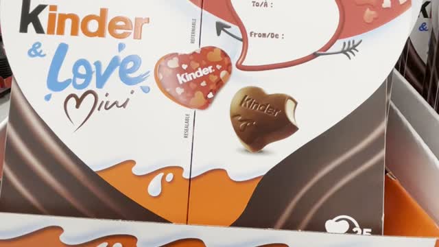 Kinder love chocolate