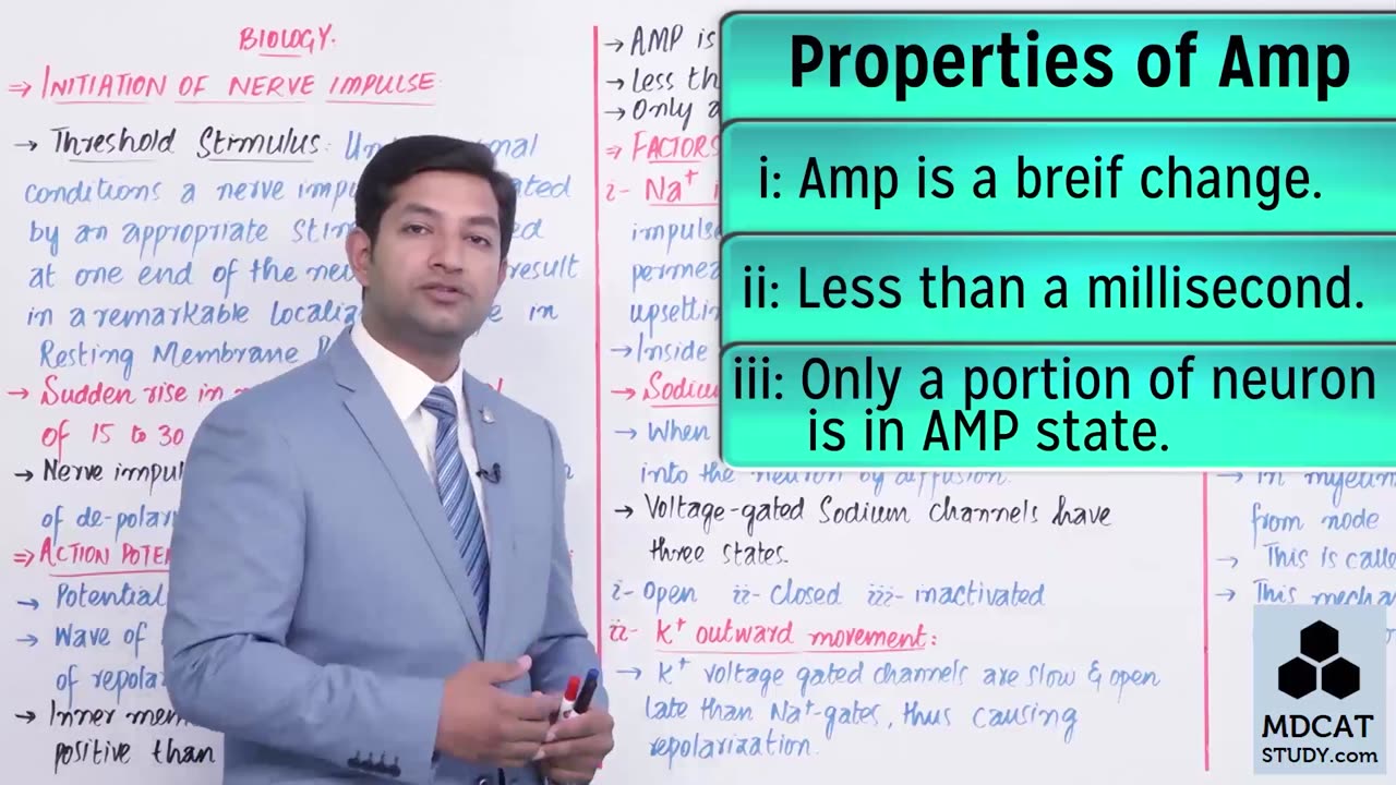 LEC#11 INITIATION OF NERVE IMPULSE (AMP)