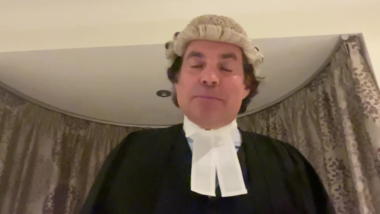A wig made of horse hair….a barrister’s uniform