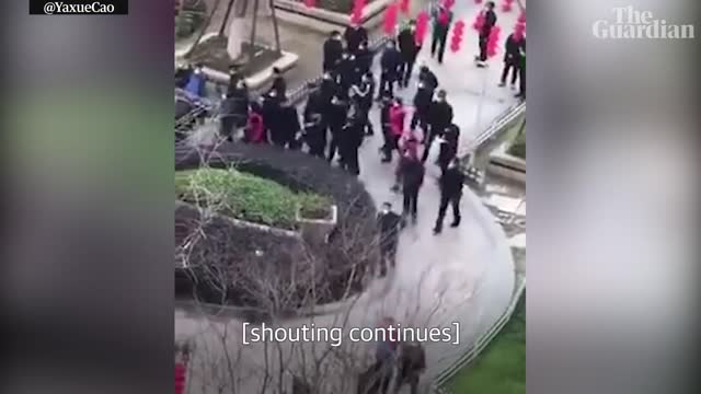 Its all fake Chinese official heckled by residents on visit to Wuhan