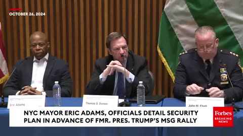 FULL BRIEFING: NYC Mayor, Officials Detail Security Plan For Trump's Madison Square Garden Rally