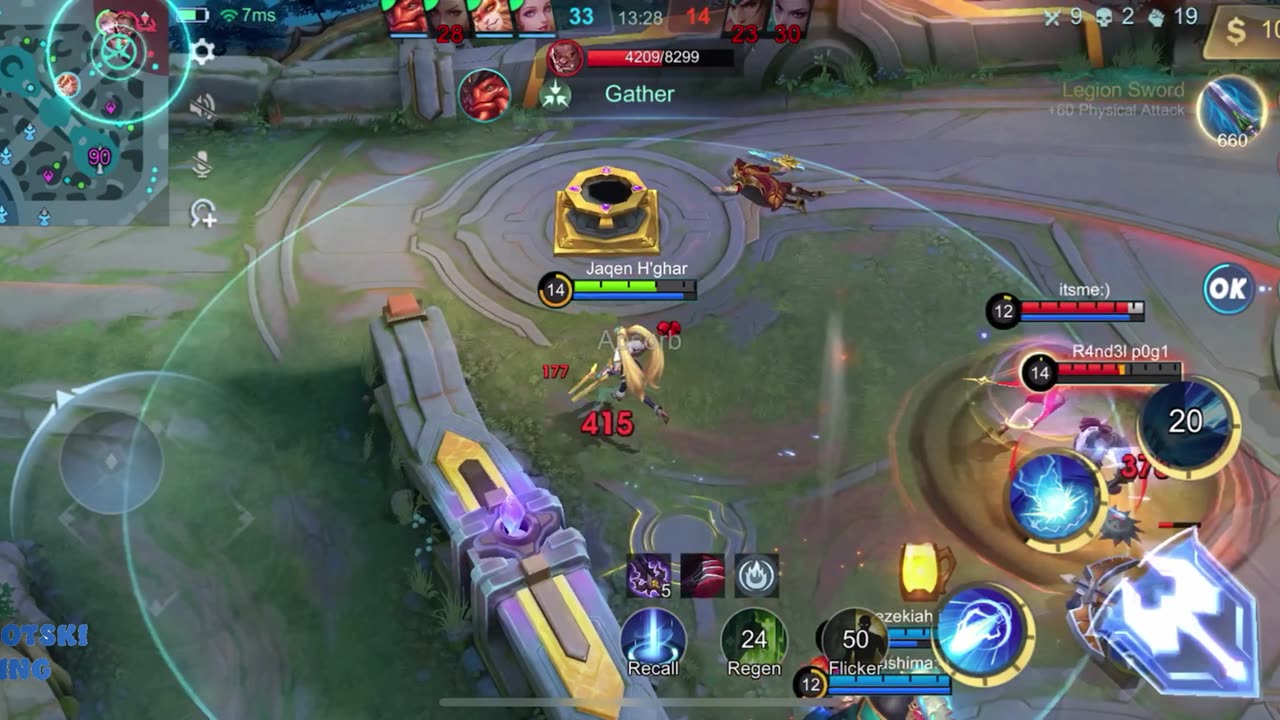 Mobile Legends : gintotski as Layla with 10-2-19 MVP