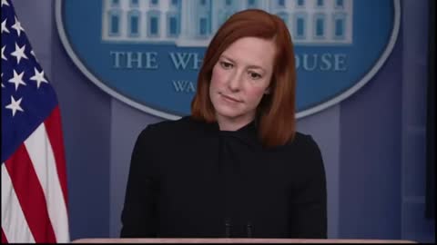 Jen Psaki is under pressure. Bites back at a reporter.