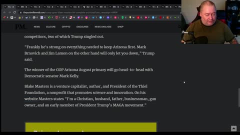 Trump gives his full endorsement to Blake Masters