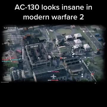 AC-130 looks insane in modern warfare 2