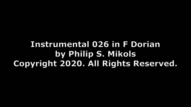 Instrumental 026 in F Dorian