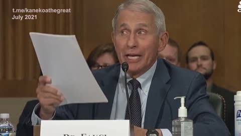 Fauci Lied To Congress About Funding The Wuhan Lab