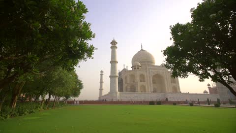 Side View of the Taj Mahal