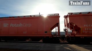 Westbound CN 8904 & CN 2564 Engines Potash Train Strathroy Sub