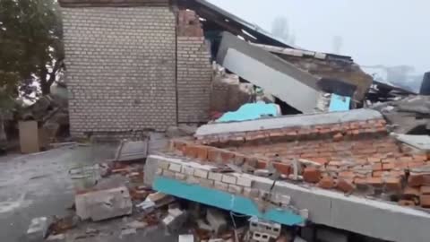 That's all that's left: the base of the Russian occupiers in Novaya Kakhovka after the HIMARS hit