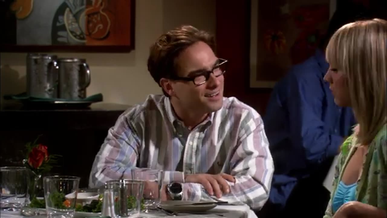 Leonard and Penny's FIRST DATE - The Big Bang Theory
