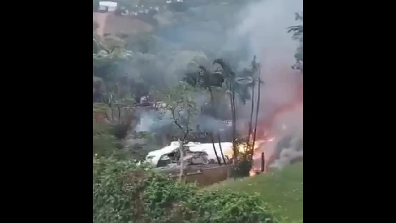 A Plane With 68 Passengers Crashes In Sao Paulo Brazil.