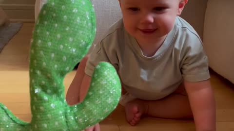 Baby and Cactus