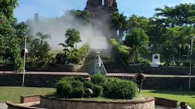 Bantay Belltower in Ilocos Sur partly collapsed