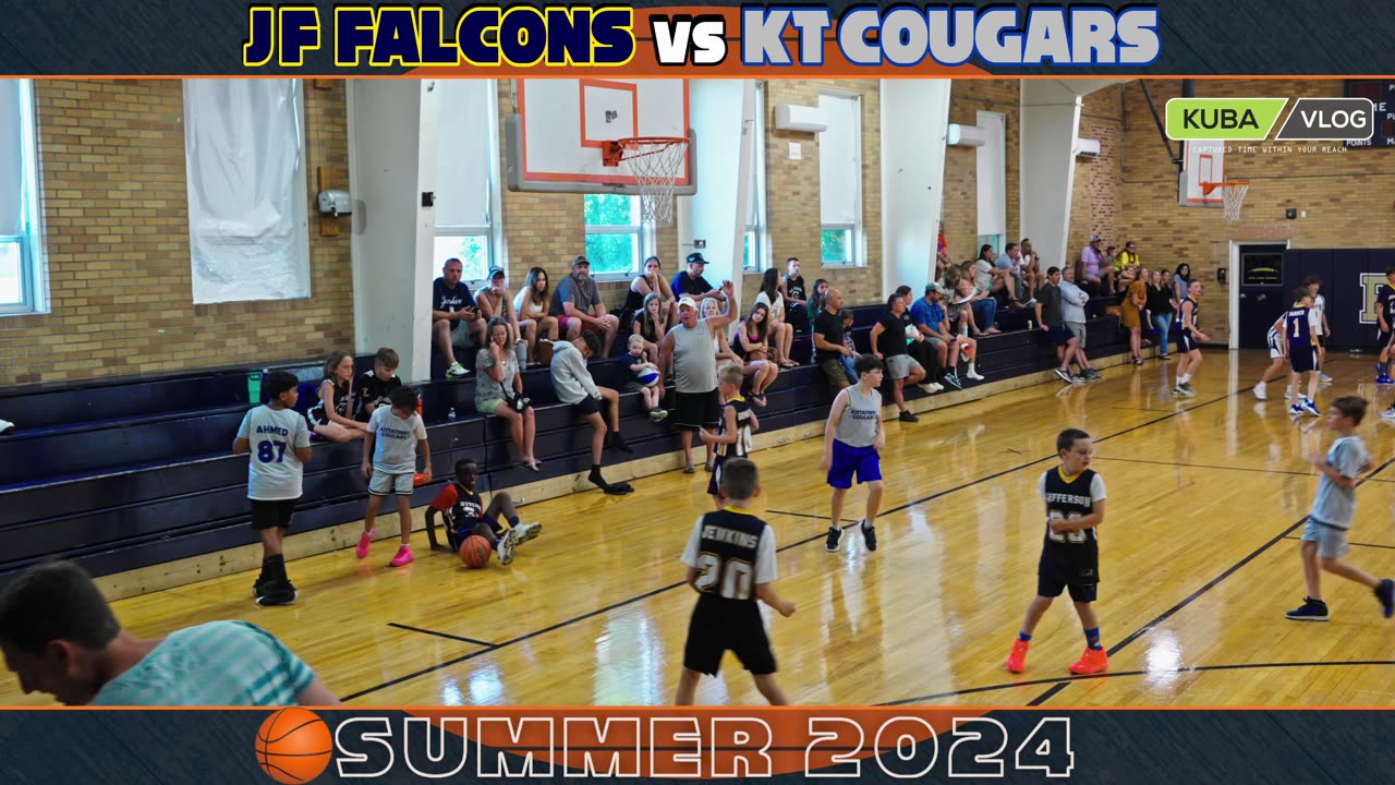 Jefferson Falcons vs Kittatinny Cougars #basketballgame #kidsbasketball