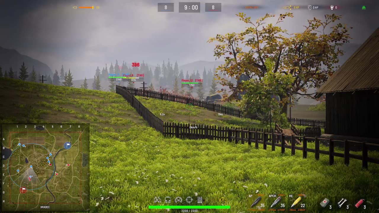 Gameplay from the demo of the game Panzerkampf