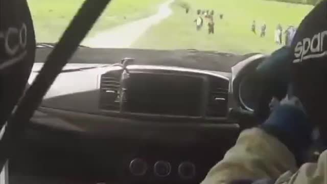 Driver Almost Loses It Massive close call