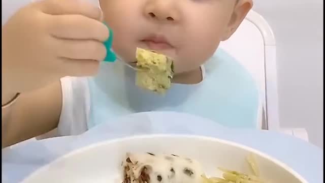 Baby chinese super eating #1 ...baby cute