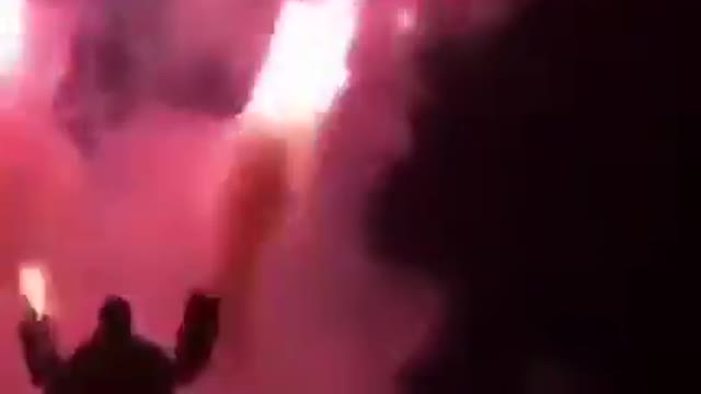 The man who throws fireworks