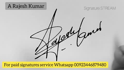 How to make a signature for your name | best signature style