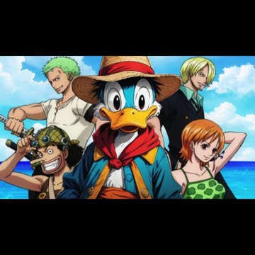 [Donald Duck sings/AI Cover] One Piece Opening 13 The ROOTLESS - One day