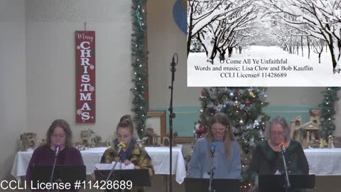 Moose Creek Baptist Church Sing “O Come All You Unfaithful” During Service 12-11-2022