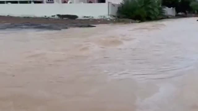 Cyclone Shaheen in Oman