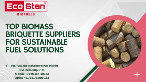 Top Biomass Briquettes Suppliers for Sustainable Fuel Solutions
