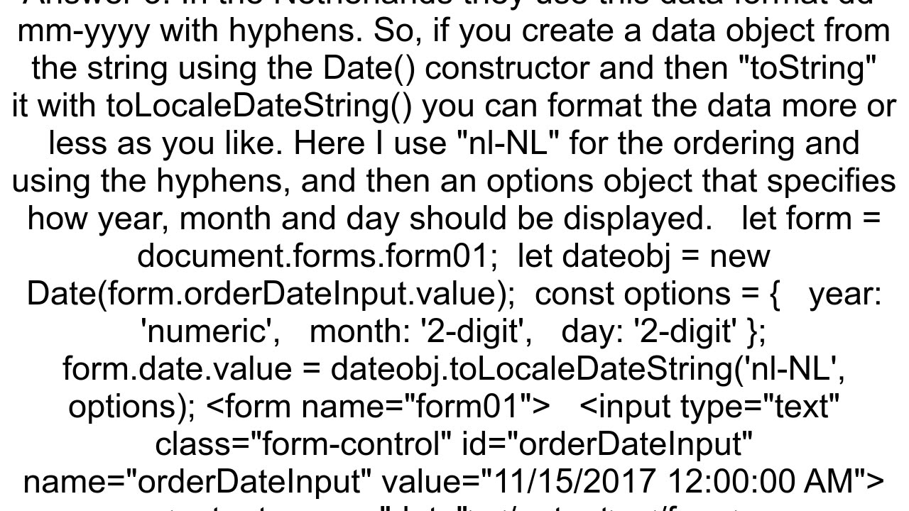 How to convert input 39text39 in particular date format like 39ddMMyyyy39