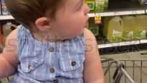 Baby Fakes Crying at Being Told No, Conroe