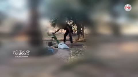 (EN) Joint op PRC/FATAH 60mm shells on enemy east of Deir al-Balah, Aug 29, 2024