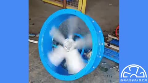 Ventilador para Túnel de Resfriamento em Indústria de Sorvete | Brasfaiber Brasil