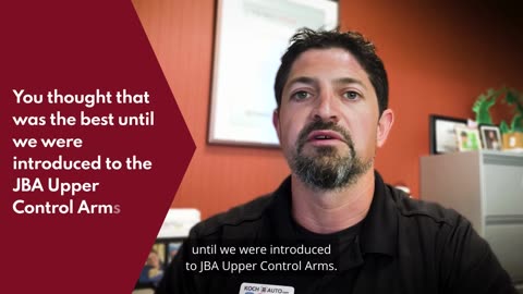 Nick's testimonial using JBA Offroad upper control arms