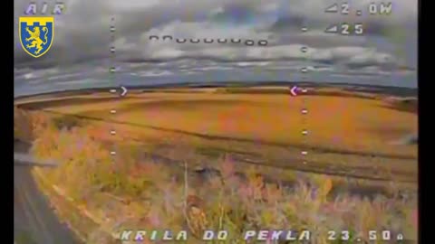FPV drone against the Russian "solntsepyok". As a result, the "sun" is no longer there