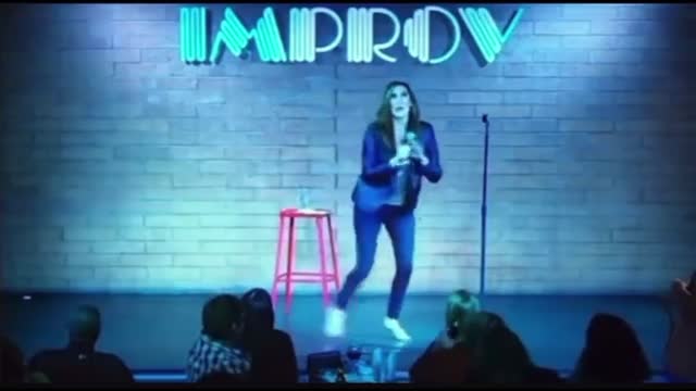 Heather McDonald brags on stage and instantly passes out! #KARMA