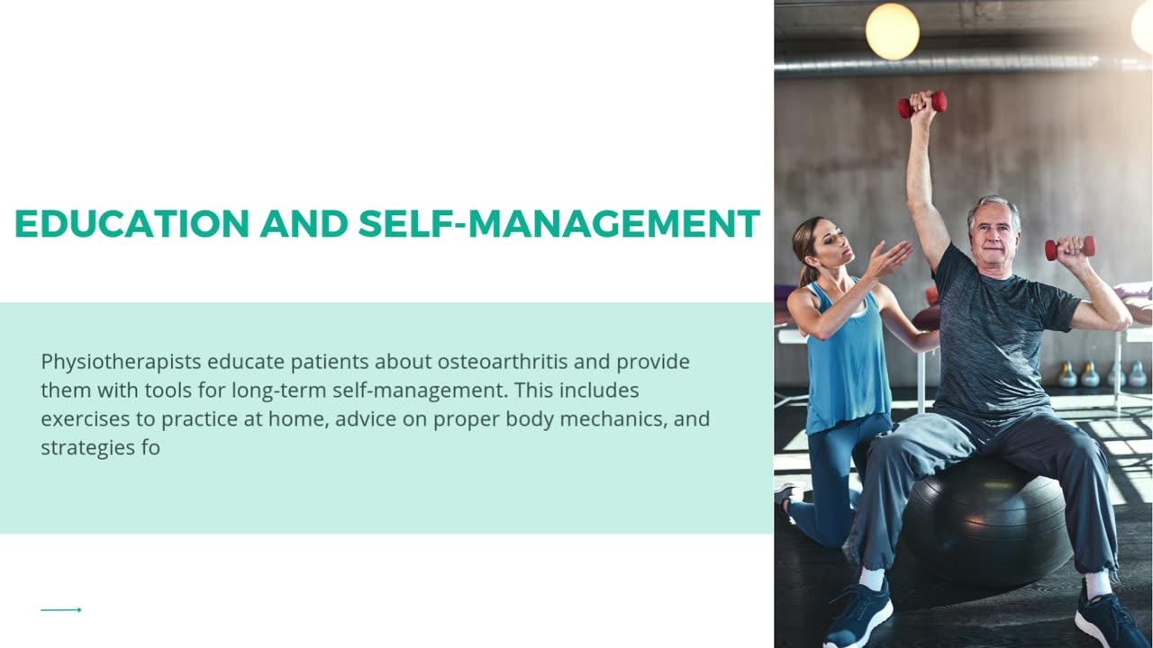 The Role of Physiotherapy in Osteoarthritis Management
