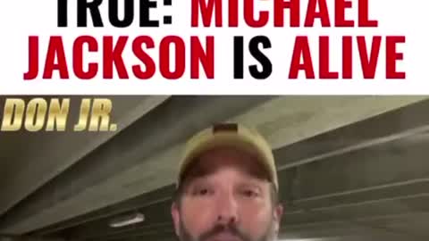 DONALD TRUMP JR. : "JE NE PEUX PAS CROIRE QUE C'EST VRAI : MICHAEL JACKSON EST VIVANT !"