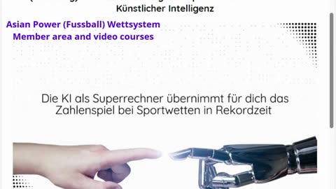 Asian Power (Fussball) Wettsystem Member area and video courses