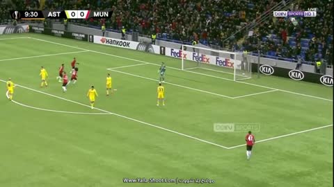 اهداف مباراة مانشستر يونايتد واستانا