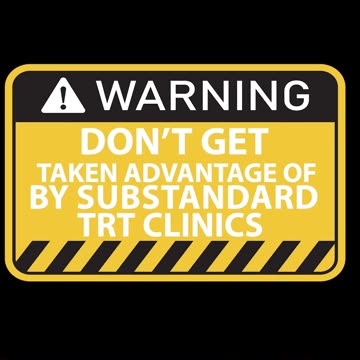 Do not get taken advantage of by substandard #HRT clinics